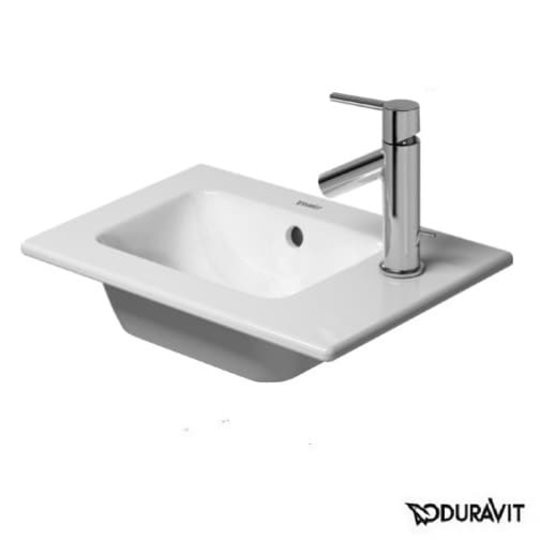 Керамическая раковина 43 см Duravit ME by Starck (0723430000) На столешницу, На тумбу Прямоугольные