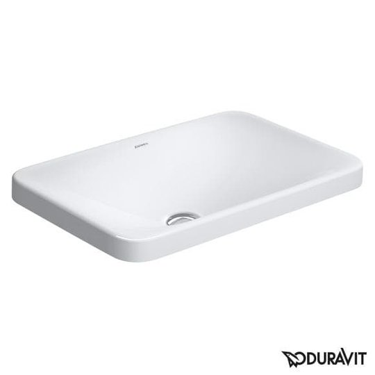 Керамічна раковина 55 см Duravit P3 Comforts (0377550000) Вбудовувані зверху 