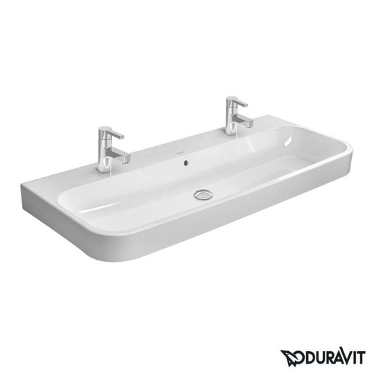 Керамічна раковина 120 см Duravit Happy D. 2 (2318120026) На стільницю, На тумбу 
