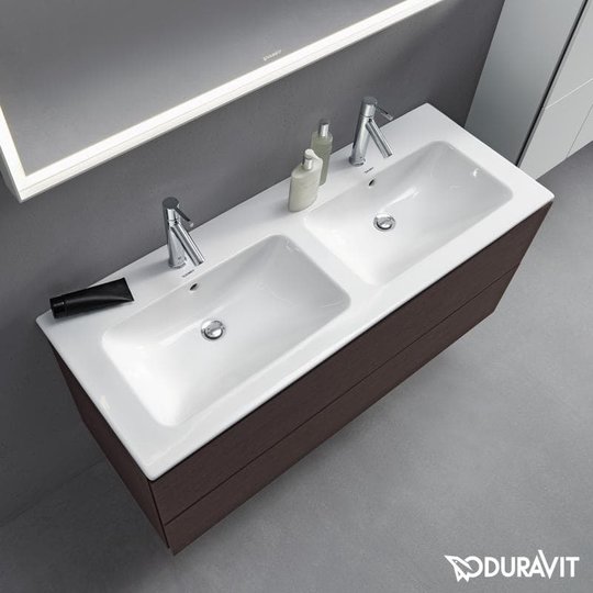 Керамічна раковина 130 см Duravit ME by Starck (2336130000) На напівп'єдестал, На п'єдестал, На стільницю, На тумбу 