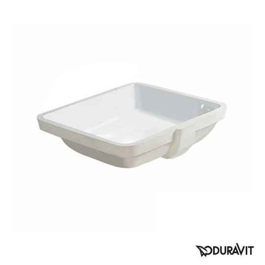Керамическая раковина 43 см Duravit Starck 3 (0305430000) Встраиваемые снизу Квадратные
