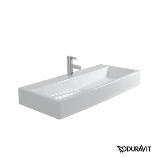 Керамическая раковина 80 см Duravit Vero, белая (0454800041) На консоль, На столешницу, На тумбу, Подвесные Прямоугольные