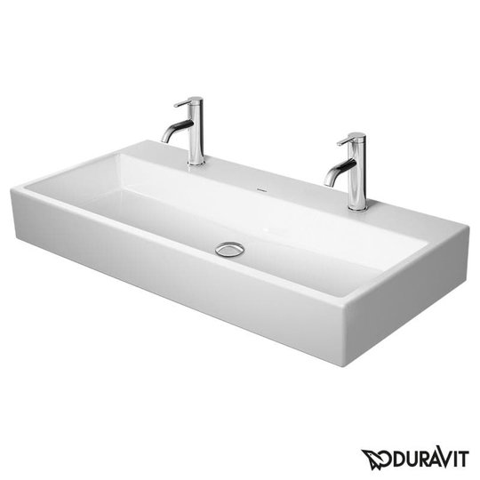 Керамическая раковина 100 см Duravit Vero Air (2350100072) На столешницу, На тумбу Прямоугольные