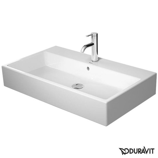 Керамическая раковина 80 см Duravit Vero Air (2350800027) На столешницу, На тумбу Прямоугольные
