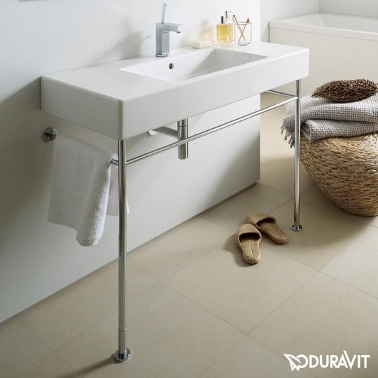 Консоль металлическая напольная 105 см Duravit Vero (0030721000) Duravit Консоль