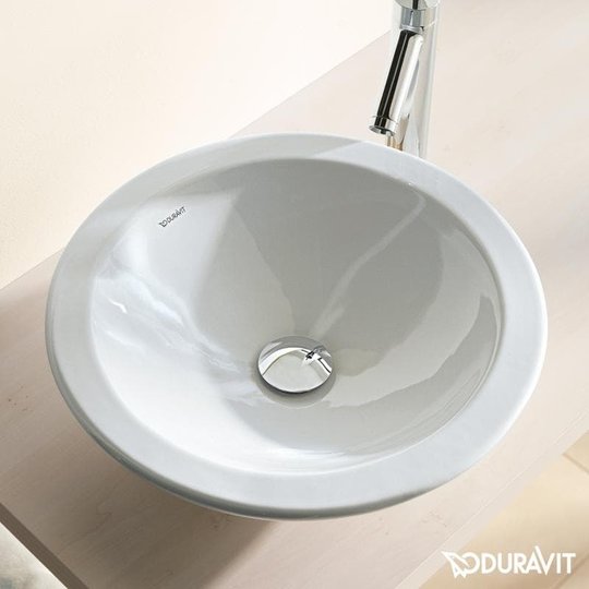Керамическая раковина 40 см Duravit Bagnella (0451400000) На столешницу, На тумбу Круглые, Раковины-чаши