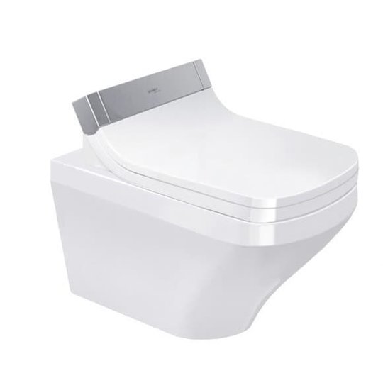 Подвесной безободковый унитаз Duravit Rimless DuraStyle SensoWash (2542590000) Подвесные 