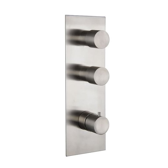 Смеситель Fima Carlo Frattini Fimatherm (F3089X2Inox) Для ванны, Для душа Нерж. сталь