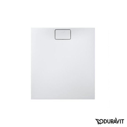 Душовий піддон кам'яний 90х80 Duravit Stonetto, білий (720145380000000) Дрібні Білий