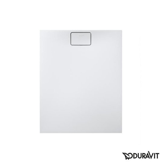 Душевой поддон каменный 100х80 Duravit Stonetto, белый (720147380000000) Мелкие Белый