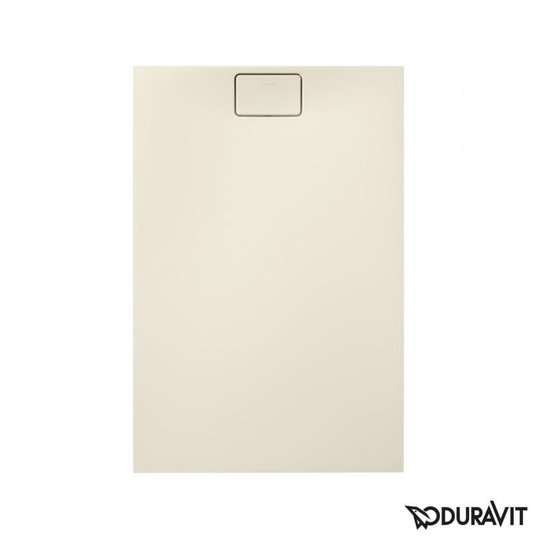 Душевой поддон каменный 120х80 Duravit Stonetto, песочный (720148480000000) Мелкие Песочный