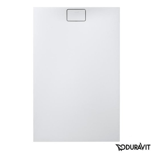 Душевой поддон каменный 140х90 Duravit Stonetto, белый (720150380000000) Мелкие Белый