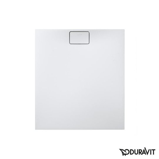 Душевой поддон каменный 100х90 Duravit Stonetto, белый (720166380000000) Мелкие Белый
