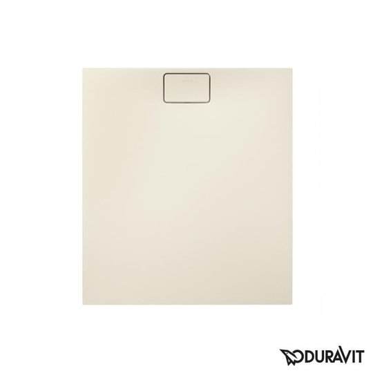Душевой поддон каменный 100х90 Duravit Stonetto, песочный (720166480000000) Мелкие Песочный
