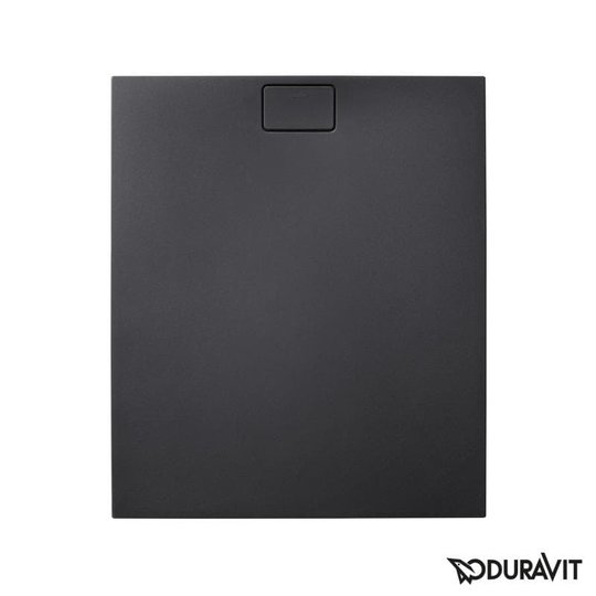 Душовий піддон кам'яний 120х100 Duravit Stonetto, антрацит (720168680000000) Дрібні Чорний