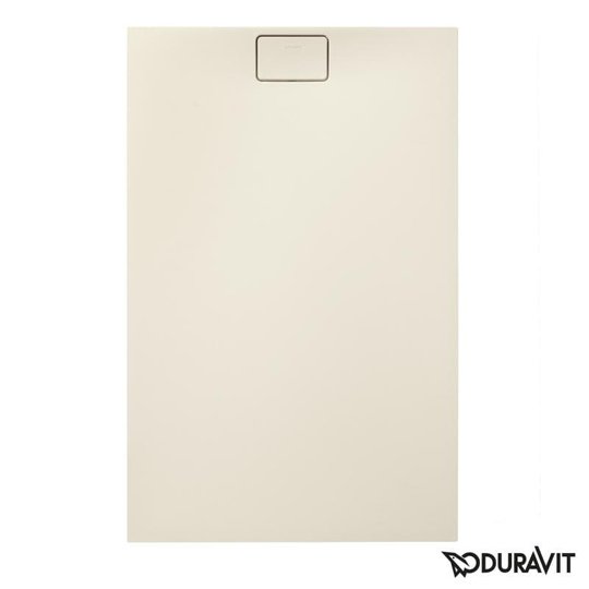 Душовий піддон кам'яний 160х100 Duravit Stonetto, пісочний (720171480000000) Дрібні Пісочний