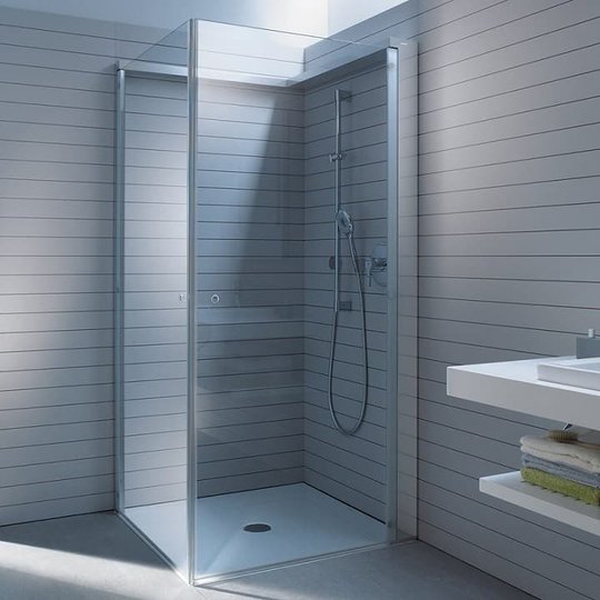 Душевая кабина 100х100 Duravit OpenSpace (770003000010000) Квадратные Прозрачное