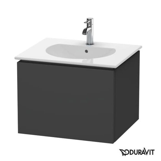 Тумба подвесная 60х51,6 Duravit Delos, графит матовый (DL623104949) Duravit Тумбы
