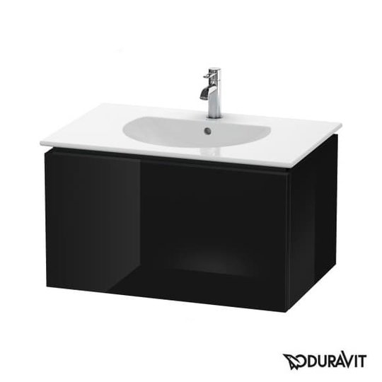 Тумба подвесная 80х54,1 Duravit Delos, черный глянцевый (DL623204040) Duravit Тумбы