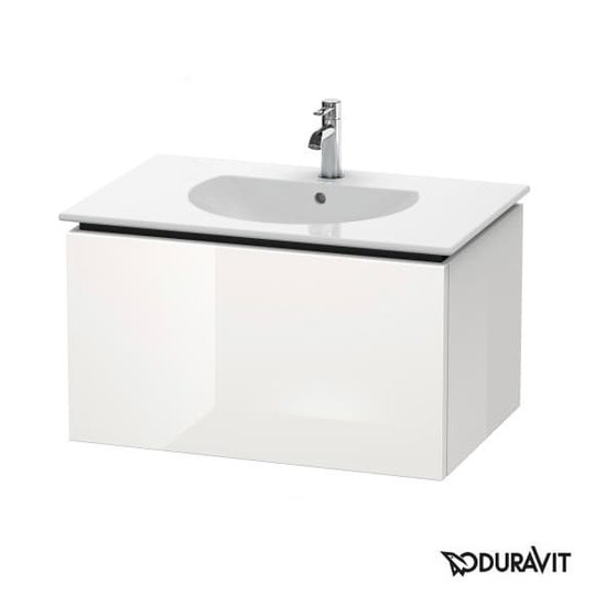 Тумба підвісна 80х54, 1 Duravit Delos, білий глянцевий (DL623208585) Duravit Тумби