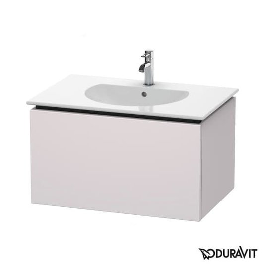Тумба підвісна 80х54, 1 Duravit Delos, білий Бузок шовковисто-матовий (DL623208787) Duravit Тумби