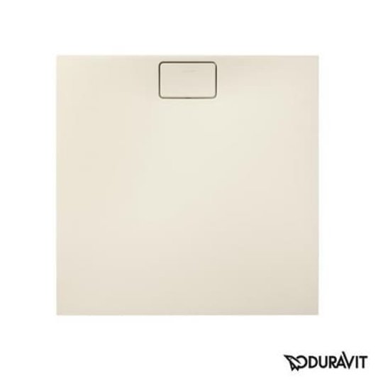 Душевой поддон каменный 120х120 Duravit Stonetto, песочный (720169480000000) Мелкие Песочный