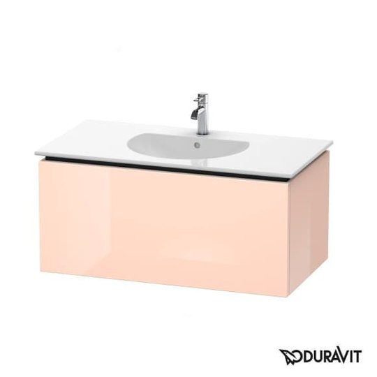Тумба підвісна 100х54, 1 Duravit Delos, абрикосовий перли глянцевий (DL623301010) Duravit Тумби
