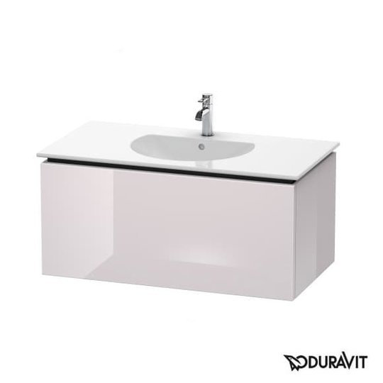 Тумба подвесная 100х54,1 Duravit Delos, белая сирень глянцевый (DL623302727) Duravit Тумбы