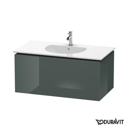 Тумба підвісна 100х54, 1 Duravit Delos, доломітово-сірий глянцевий (DL623303838) Duravit Тумби