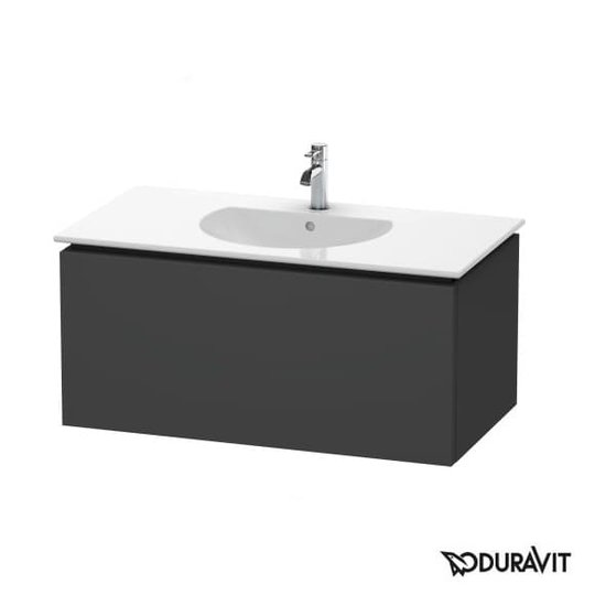 Тумба подвесная 100х54,1 Duravit Delos, графит матовый (DL623304949) Duravit Тумбы