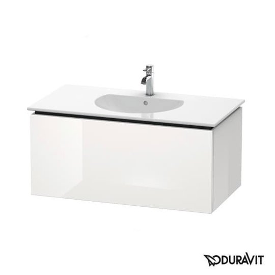 Тумба подвесная 100х54,1 Duravit Delos, белый глянцевый (DL623308585) Duravit Тумбы
