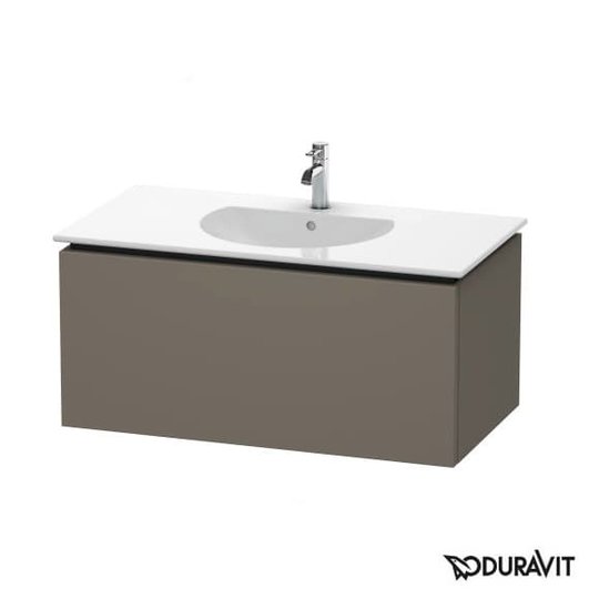 Тумба підвісна 100х54, 1 Duravit Delos, фланелево-сірий шовковисто-матовий (DL623309090) Duravit Тумби