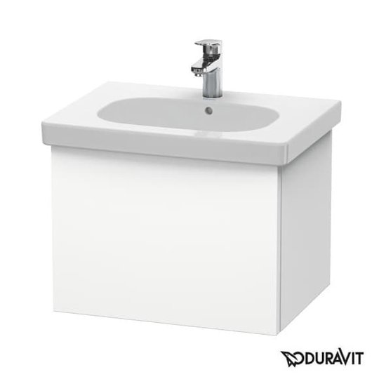 Тумба підвісна 60х46 Duravit Delos, білий матовий (DL623401818) Duravit Тумби