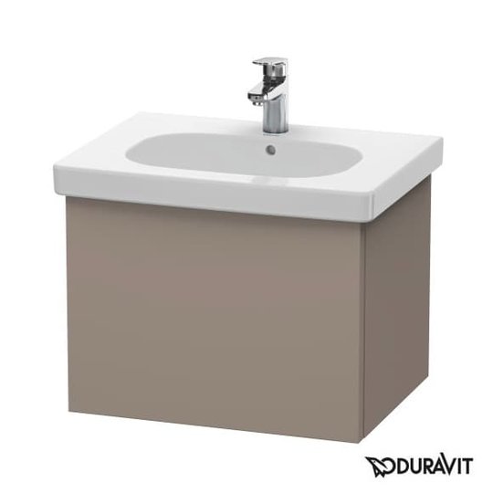 Тумба підвісна 60х46 Duravit Delos, базальт матовий (DL623404343) Duravit Тумби