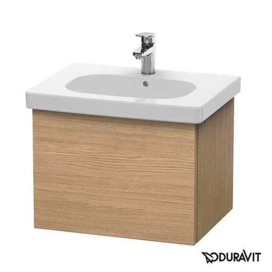 Тумба підвісна 60х46 Duravit Delos, дуб Європейський (DL623405252) Duravit Тумби