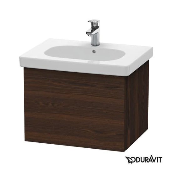 Тумба подвесная 60х46 Duravit Delos, орех брашированный (DL623406969) Duravit Тумбы