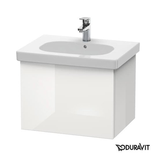 Тумба подвесная 60х46 Duravit Delos, белый глянцевый (DL623408585) Duravit Тумбы