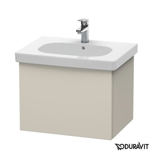 Тумба подвесная 60х46 Duravit Delos, серо-коричневый (DL623409191) Duravit Тумбы