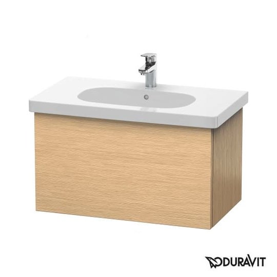 Тумба підвісна 80х46 Duravit Delos, дуб брашований (DL623501212) Duravit Тумби