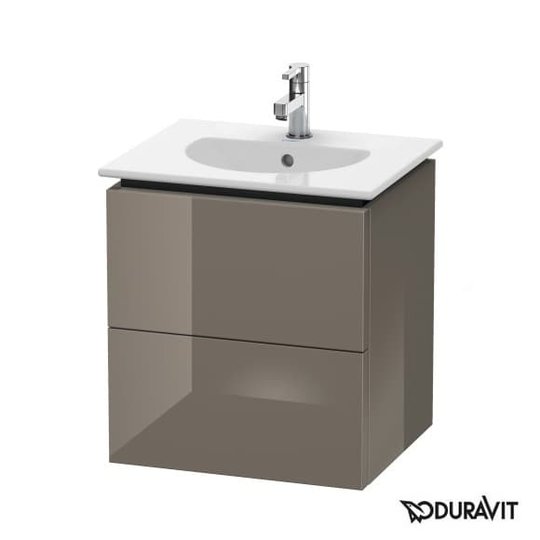 Тумба підвісна 50х42, 6 Duravit Delos, фланелево-сірий глянцевий (DL633008989) Duravit Тумби