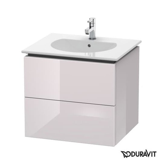 Тумба підвісна 60х51, 6 Duravit Delos, білий Бузок глянцевий (DL633102727) Duravit Тумби