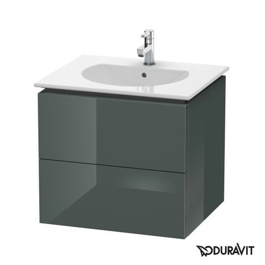 Тумба підвісна 60х51, 6 Duravit Delos, доломітово-сірий глянцевий (DL633103838) Duravit Тумби