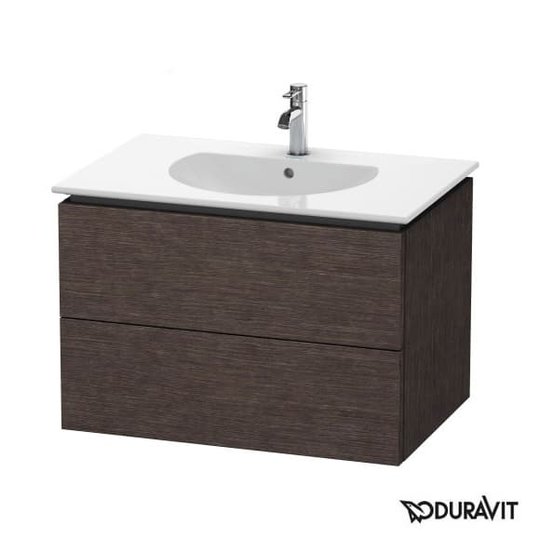 Тумба подвесная 80х54,1 Duravit Delos, дуб темный брашированный (DL633207272) Duravit Тумбы