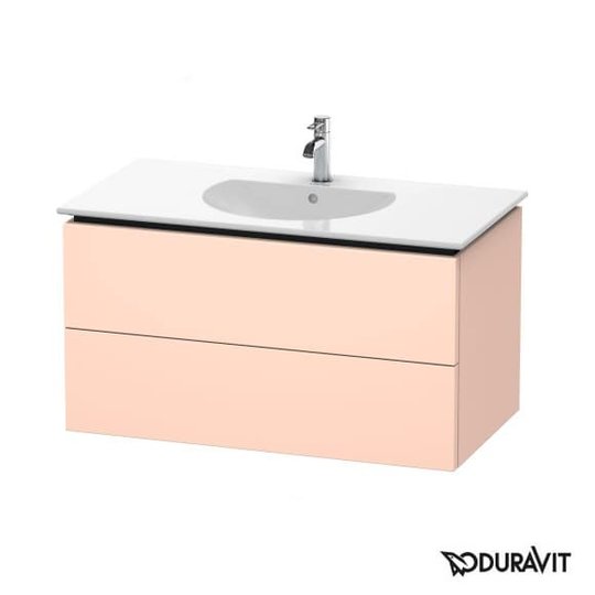 Тумба підвісна 100х54, 1 Duravit Delos, абрикосовий перли шовковисто-матовий (DL633302020) Duravit Тумби