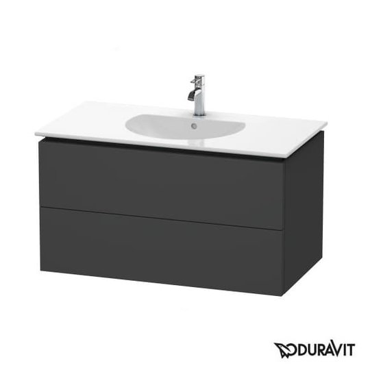 Тумба подвесная 100х54,1 Duravit Delos, графит матовый (DL633304949) Duravit Тумбы