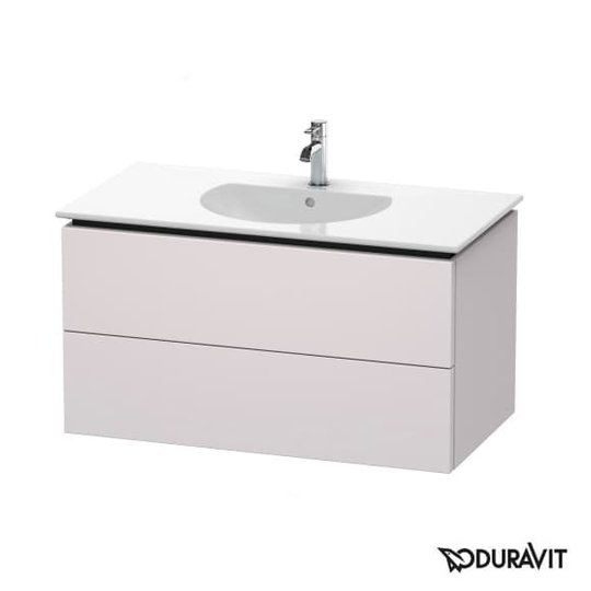 Тумба подвесная 100х54,1 Duravit Delos, белая сирень шелковисто-матовый (DL633308787) Duravit Тумбы