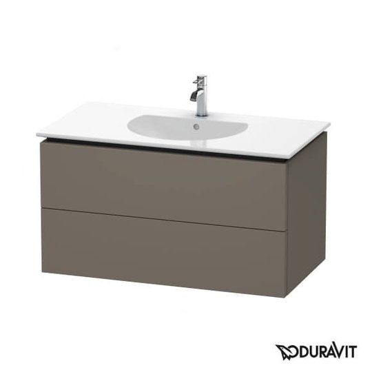 Тумба подвесная 100х54,1 Duravit Delos, фланелево-серый шелковисто-матовый (DL633309090) Duravit Тумбы