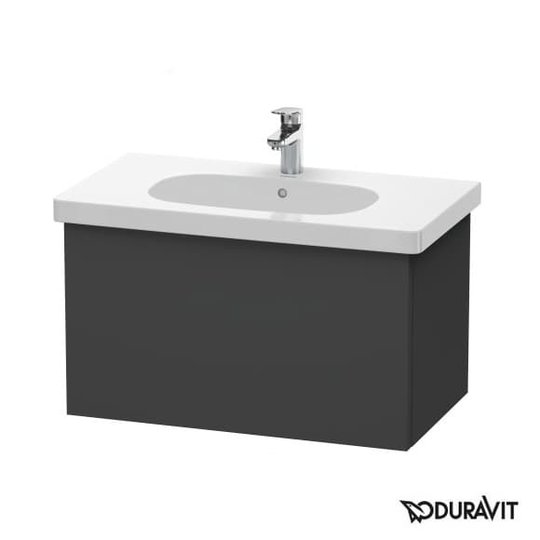 Тумба підвісна 80х46 Duravit Delos, графіт матовий (DL623504949) Duravit Тумби
