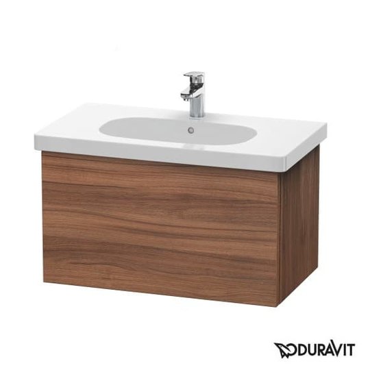 Тумба подвесная 80х46 Duravit Delos, орех натуральный (DL623507979) Duravit Тумбы