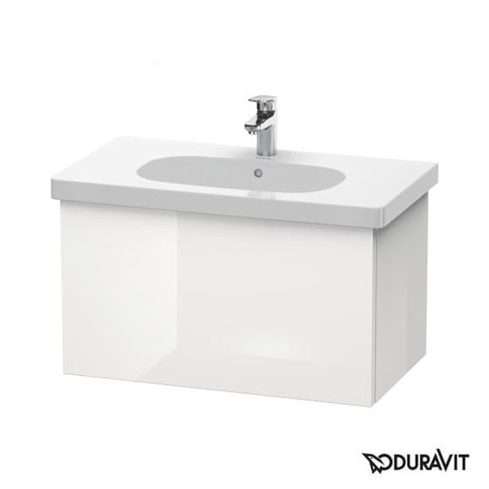 Тумба підвісна 80х46 Duravit Delos, білий глянцевий (DL623508585) Duravit Тумби